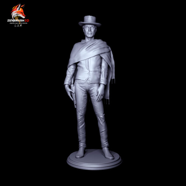 Clint Eastwood - The Good, the Bad and the Ugly STL 3D PRINTING