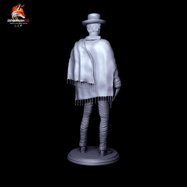 Clint Eastwood - The Good, the Bad and the Ugly STL 3D PRINTING - Imagen 2