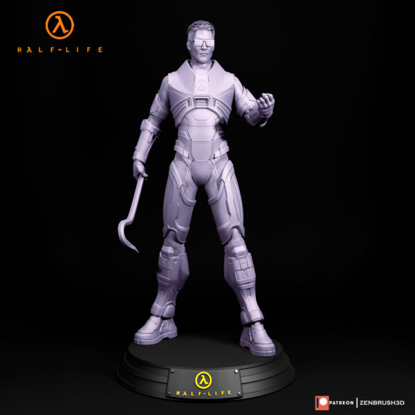Half Life - Gordon Freeman 3D PRINTING - Imagen 4