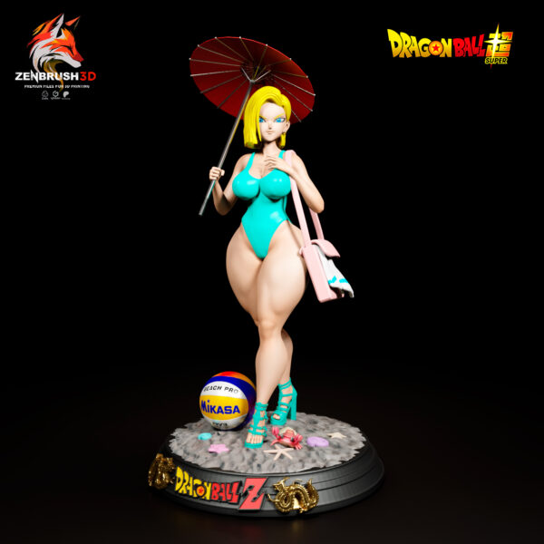 Android 18 - Beach Outfit STL 3D PRINTING