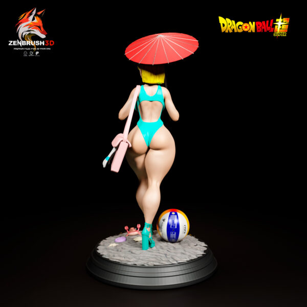 Android 18 - Beach Outfit STL 3D PRINTING - Imagen 4