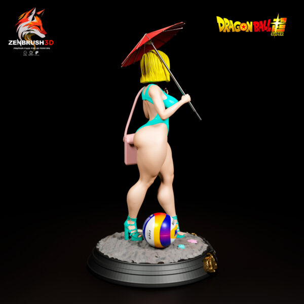 Android 18 - Beach Outfit STL 3D PRINTING - Imagen 3