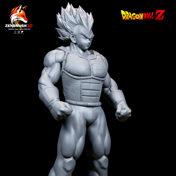 Vegeta - Dragon Ball STL 3D PRINTING - Imagen 6