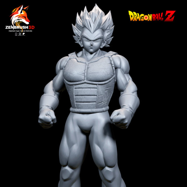 Vegeta - Dragon Ball STL 3D PRINTING - Imagen 7