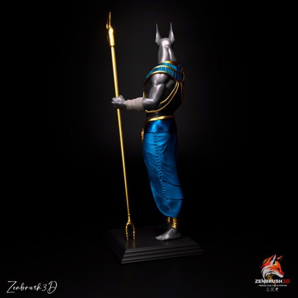 Anubis - Egyptian god of the underworld STL 3D PRINTING - Imagen 5