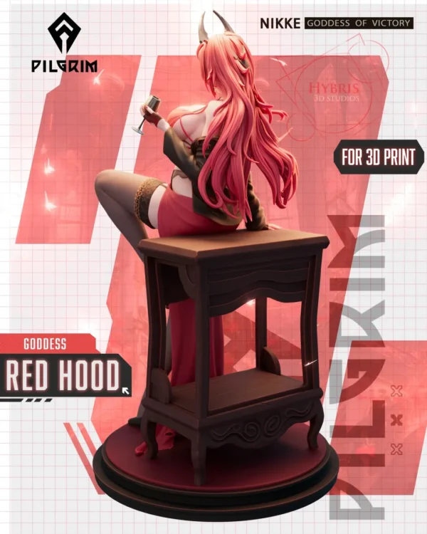 Hybris Studios - Red Hood STL 3D PRINTING - Imagen 3