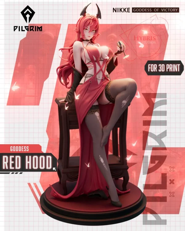 Hybris Studios - Red Hood STL 3D PRINTING - Imagen 2