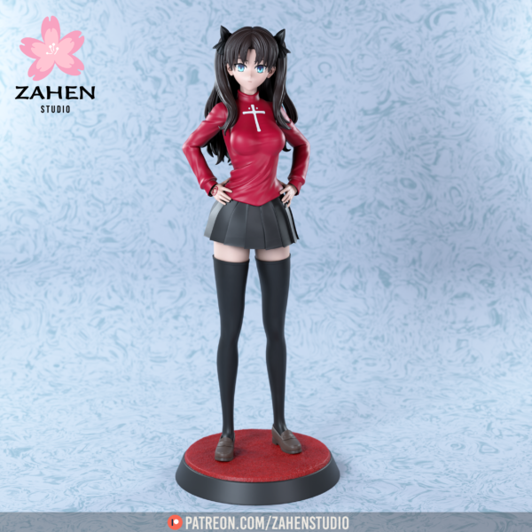 Rin Tohsaka - Fate Stay Night STL 3D PRINTING - Imagen 2