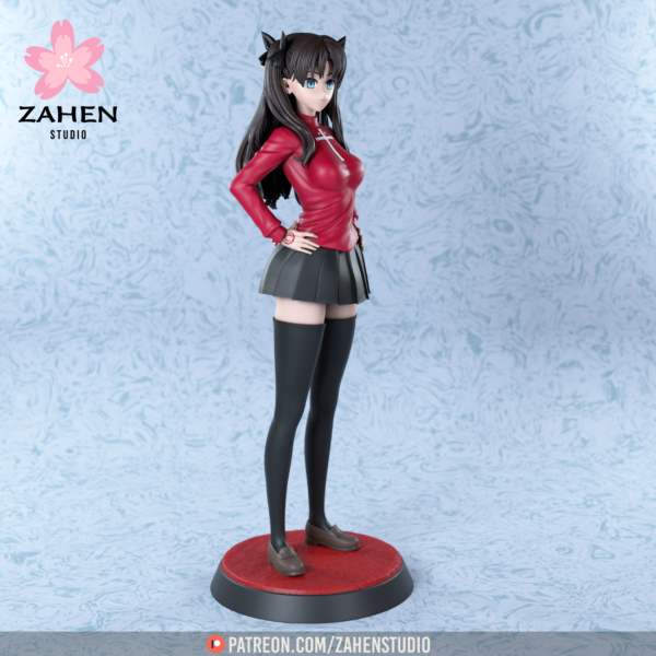 Rin Tohsaka - Fate Stay Night STL 3D PRINTING - Imagen 3