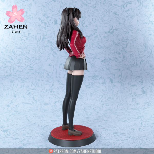 Rin Tohsaka - Fate Stay Night STL 3D PRINTING - Imagen 4