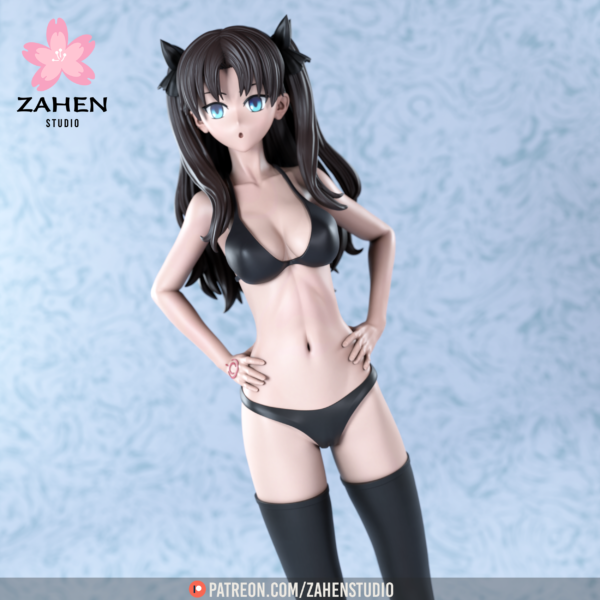 Rin Tohsaka - Fate Stay Night STL 3D PRINTING - Imagen 5