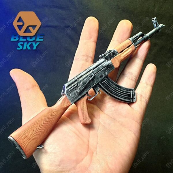 AK- 47 PUBG Weapon  STL 3D PRINTING